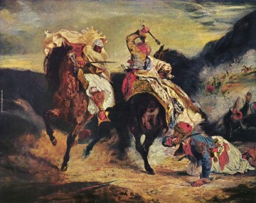 Árabe Painting - guerra de arabia